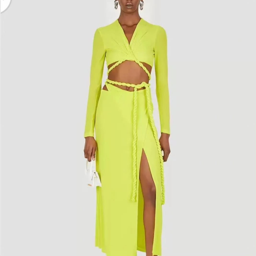 Royal sister style two piece suit skirt