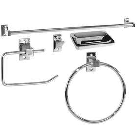 Wildberry - 5 Piece Zinc Alloy Essential Bathroom Set