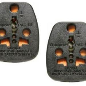 Travel Adapter SA To UK, Mauritius and More (Pack Of 2 Adapters)