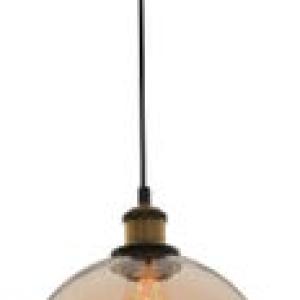 Bright Star Lighting - Single Pendant with Glass