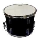 DB PERCUSSION DMT141012DI-BK MARCHING TENOR DRUM