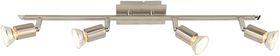 Bright Star Lighting - Four Satin and Polished Chrome Spotlight
