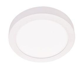 White Base Ceiling Fitting with Polycarbonate Cover