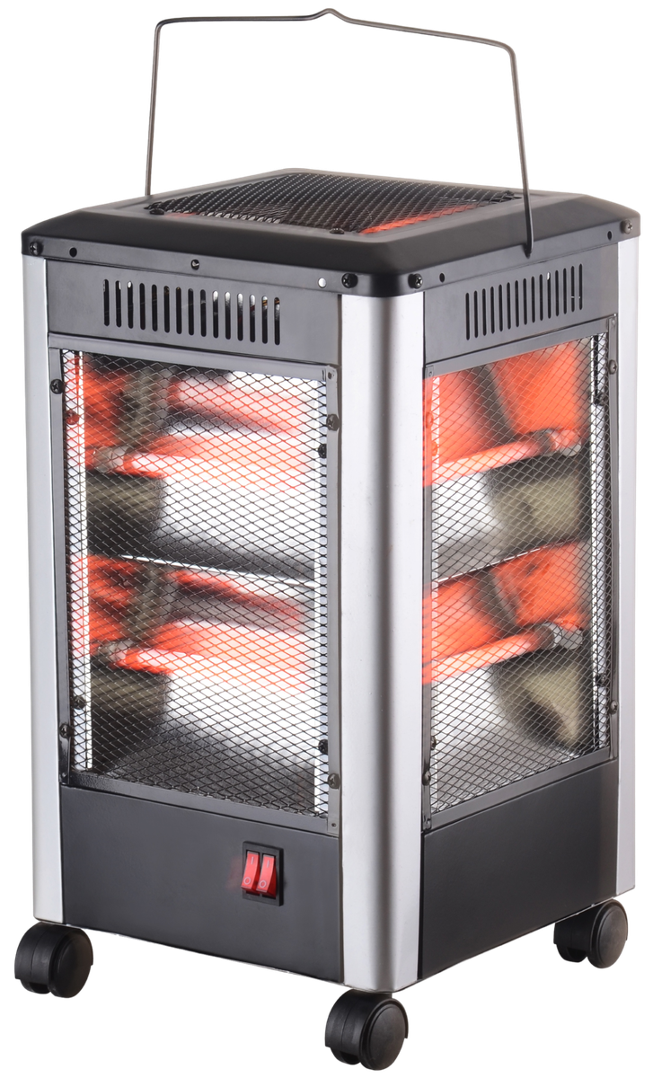LUXELL - 5-Sided, 10 Bars Electric Heater, Safety Switch_2000W - LX-1701H