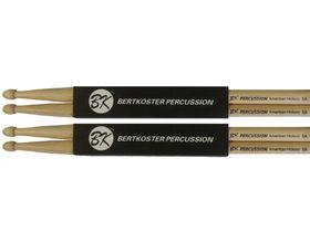 BK 5A American Hickory Wood Tip Drum Sticks - 2 Pairs