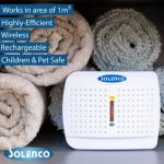 Solenco Mini Rechargeable Dehumidifier - Wireless, Rechargeable, Mould-Free
