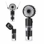Handheld Misting Fan 4000mAh 4-Speed Foldable for Travel