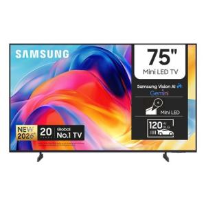 Samsung 75" M70H MiniLED AI Smart TV with 4K Upscaling & MotionX