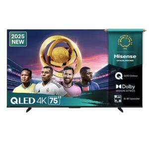Hisense Smart TV - 75" Q6Q 4K Smart QLED TV with Quantum Dot & Dolby Vision