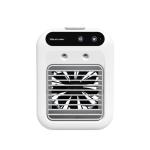 Portable small air conditioning fan, USB powered cooling and humidification