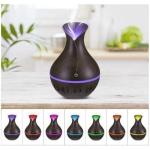 Casey Ultrasonic Aroma Humidifier Dark Hollow Wood Grain
