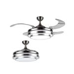 Retractable Blade Ceiling Fan Double Aluminium