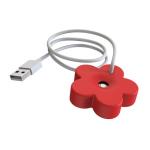 USB Mini Flower Humidifier Portable Desktop Ultrasonic Sprayer Red