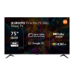 Xiaomi A Pro 75" QLED 4K Smart TV (HDR10, Google TV, Dolby Audio, 60Hz)