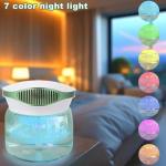 Pink Rainbow Water Air Purifier and Humidifier, US Plug