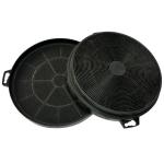2 Pack Carbon Charcoal Filter,Range Hood Carbon Filters 175mm-Black