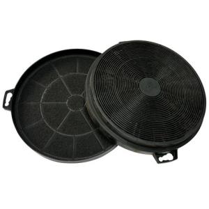 2 Pack Carbon Charcoal Filter,Range Hood Carbon Filters 175mm-Black
