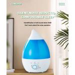 Cool Mist Humidifier with Adjustable Mist Volume Control - Quiet & Portable