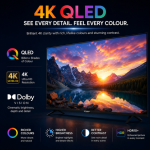 Skyworth 55" Q6600K 120Hz 4K QLED+ Google Smart TV with Dolby Digital
