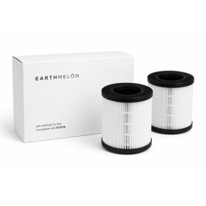 Earthmelon AC201B HEPA ONLY Replacement Filters 2-Pack AFSA Approved