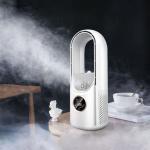 Bladeless Portable Table Fan Use Silent Water Mist Spray