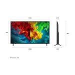 LG 55" QNED84B6T 120Hz Atmos HDR10 Smart TV with webOS26 & AI Magic Remote