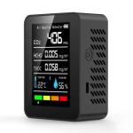 5 in 1 Air Quality Monitor, CO2 HCHO TVOC Temperature Humidity Detector