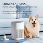 Smart Low noise Air Purifiers Cleaner Air,Removes Mold,Viruses,Allergens