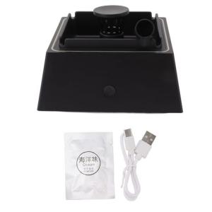USB Smokeless Ashtray Air Purifier Black