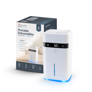 GMC - Portable 1.2L Dehumidifier - Compact, Silent & Energy Efficient