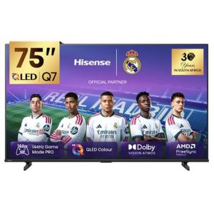 Hisense 75" Q7Q 144Hz 4K UHD QLED Gaming Smart TV with Dolby Vision