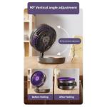 Multifunctional Folding USB Mini Fan with Night Light & Air Circulation