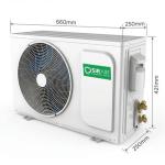 9000btu Calibre Non-Inverter Condensor Air Con Incl Piping Kit