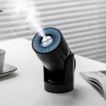 220ML Portable Humidifier with Adjustable Mist Direction Quiet Operation - Black
