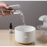 Remote Control Raindrop Humidifier |7-Color Light Aroma Diffuser For Home