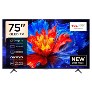 TCL 75" P8K 144Hz 4K QLED Google Smart TV with ONKYO 2.1