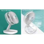 Rechargeable Portable Circulation Table Fan - White