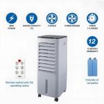 Air Cooler 12L Evaporative 3-in-1 fan, cooler, and humidifier- White