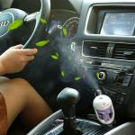 DHAO 12V Car Air freshener Humidifier Air Purifier Aroma Diffuser - Purple