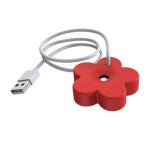 USB Mini Flower Humidifier Portable Desktop Ultrasonic Sprayer Red