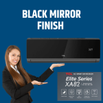 TCL - 12000btu Black Mirror Finish Air - Conditioner
