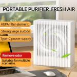 White HEPA Filter Air Purifier