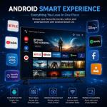 55" Full HD Smart Android LED TV with WiFi & USB Media Playback