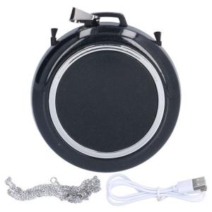 Black Wearable Negative Ion Air Purifier Necklace