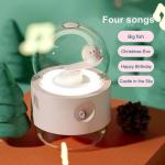 Humidifier - Rolling Crystal Ball - Music Box & Night Light - Rechargeable