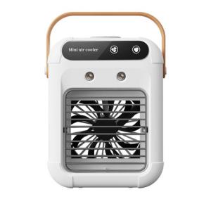 Portable USB Mini Air Cooler & Humidifier with Ice Box - White