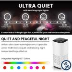 Superwise A1 USB-C Mini HEPA Quiet Air Purifier White