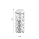 LF-103 Crystal Desktop Humidifier with 7-Color LED Light & USB Power