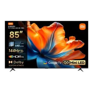 Xiaomi 85" S 144Hz 4K QLED Mini LED Google Smart TV with Dolby Vision