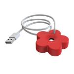 USB Mini Flower Humidifier Portable Desktop Ultrasonic Sprayer Red